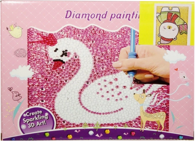 Creative set: diamond mosaic in a frame - 1 piece