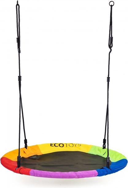 Градинска гнездова люлка 100 см, многоцветна ECOTOYS