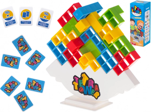 Монтесори логическа балансова игра в стил Tetris