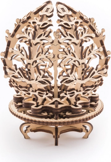 Дървен механичен 3D пъзел цвете UGEARS (101 части)