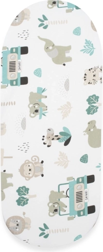 Памучен чаршаф за количка NEW BABY Safari 35 × 75 cm