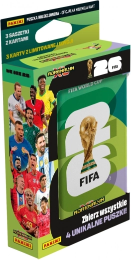 Колекционерски карти PANINI FIFA World Cup 2026 – мини метална кутия