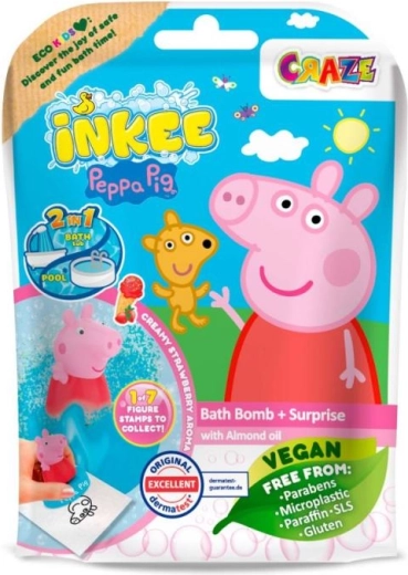 Шумяща бомба за вана с изненада PEPPA PIG