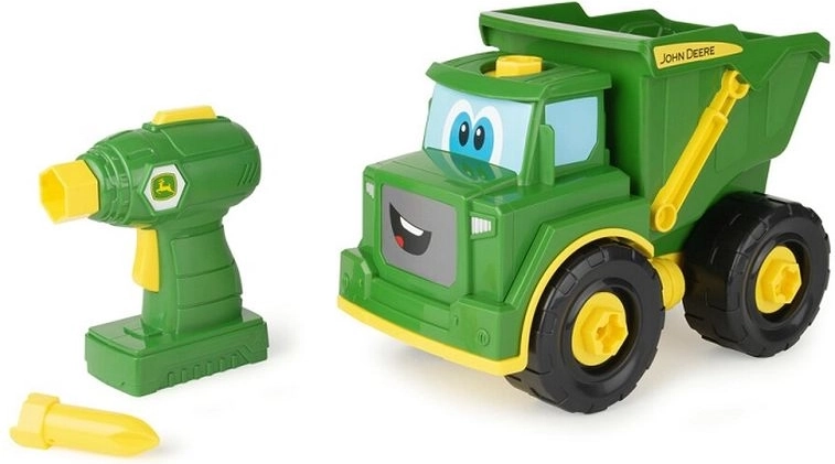 TOMY John Deere – сглоби сам самосвала Johnny с акумулаторна отвертка