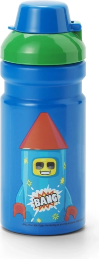 Lego Rocket drinking bottle blue-green 390 ml