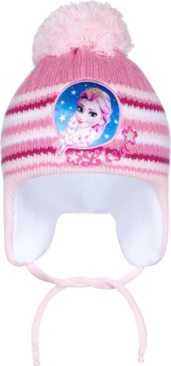 Winter children's hat new baby lisa light pink 3–4 years
