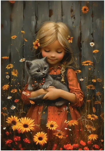 Puzzle Cute Girl XL 260 pieces Anatolian