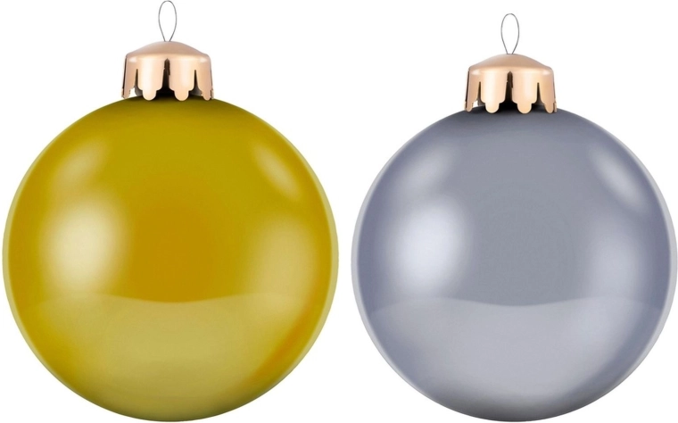 Inflatable Christmas baubles, 45 cm - 2 pcs