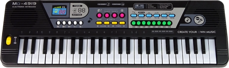 49 клавиша за естествено свирене