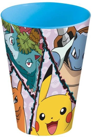 Пластмасова чаша Pokémon 430 мл, синя