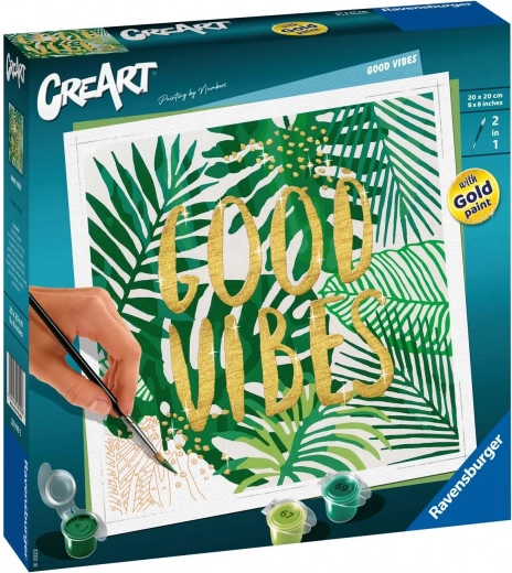 CreArt: Good Vibes – paint by numbers for teenagers