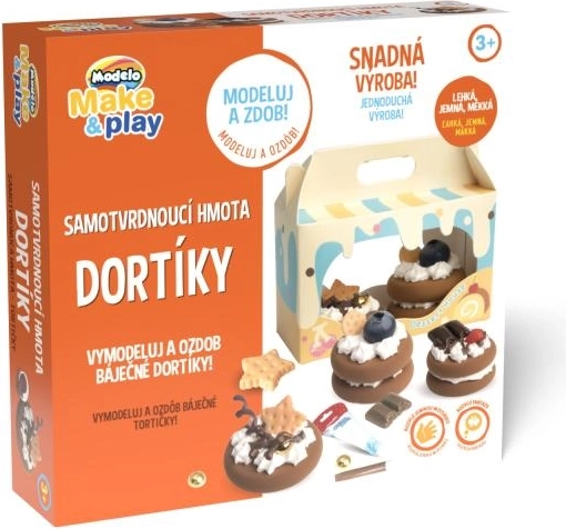 Самовтвърдяваща се моделираща маса – тортички