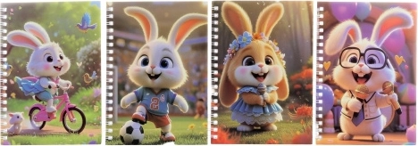 Bunny Notebook with Pen