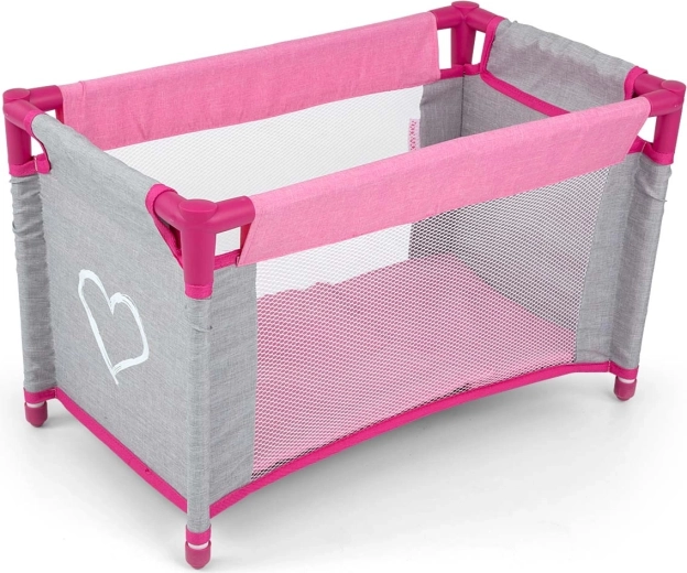 Doll cot Milly Mally Lisa prestige pink