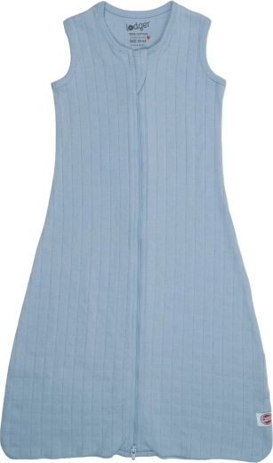 Lodger Hopper cotton sleeveless sleeping bag Solid Blue Fogg 86/98