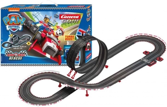 Carrera GO slot car track Paw Patrol 4.9 m with loop and lap counter