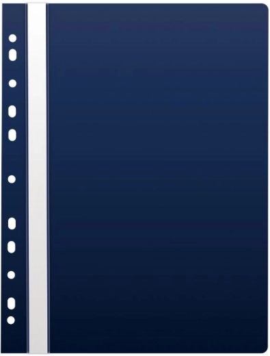 A4 fastener with Euro-perforation dark blue