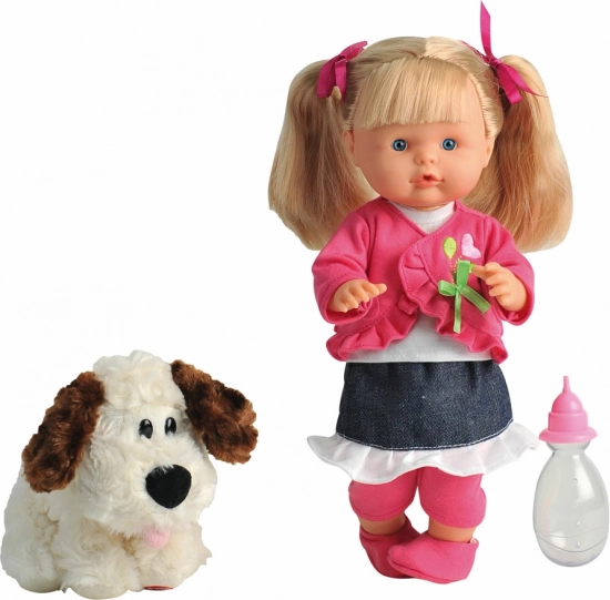 Интерактивна кукла Нена, говореща, с кученце