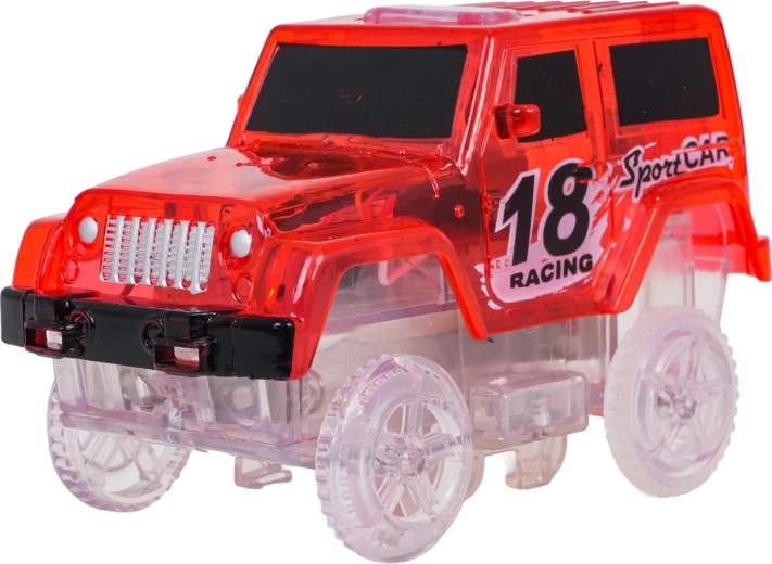 LED количката сияе в тъмното