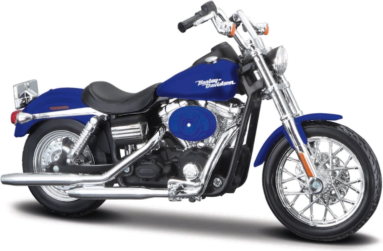 Maisto Harley-Davidson 2006 Dyna Street Bob син мотоциклет 1:18