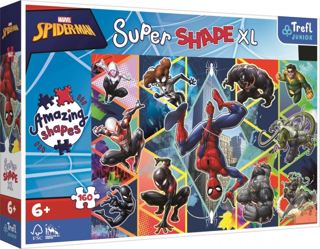 Пъзел 160 части XL Super Shape – присъедини се към Spider‑Man