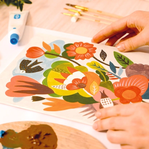 Easy and fun paint-by-template