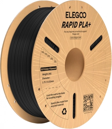 Филамент за 3D печат ELEGOO Rapid PLA+ черен