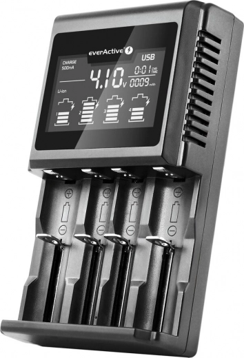Universal Charger EVERACTIVE UC-4000 for Li-ion and Ni-MH Batteries