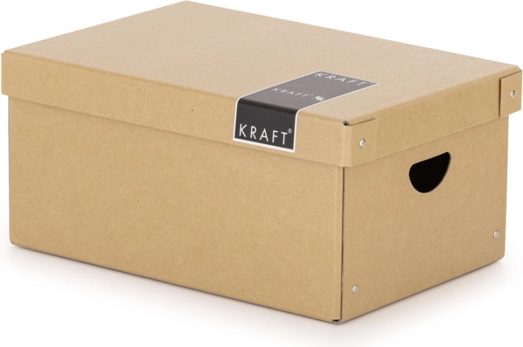 Large Laminate Box KRAFT Nature