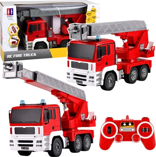 RC Fire Truck 1:20 with 660° Rotating Extendable Boom