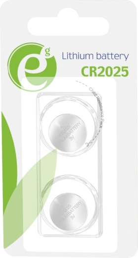 Lithium coin cell battery CR2025 3 V (2 pcs)