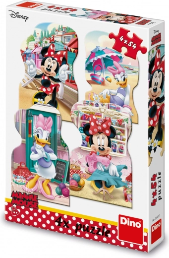 Puzzle Minnie and Daisy Summer 4x54 pieces