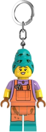 LEGO minifigure cuphead glowing LED keychain