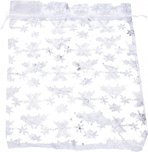 Semi-transparent organza for elegant presentation