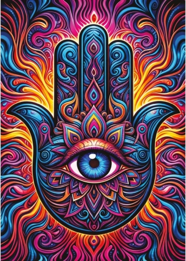 Hamsa Hand Puzzle 1000 pieces