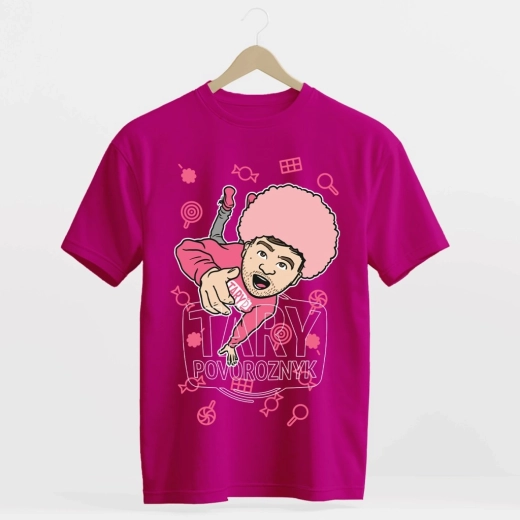 Тениска Tary Povoroznyk „захарен памук“ розова 104–110