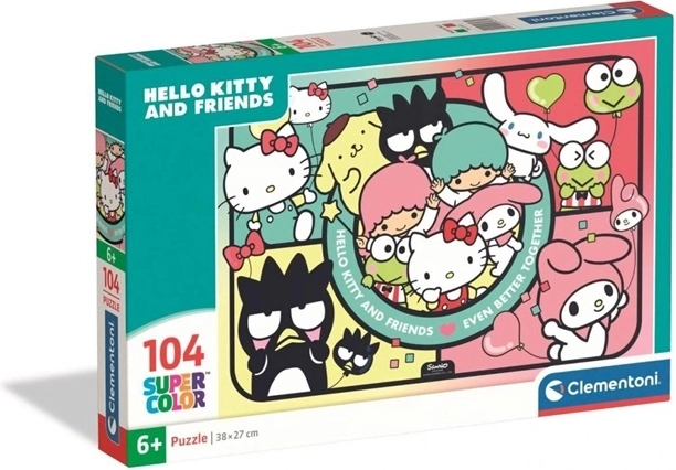 Clementoni SuperColor Hello Kitty and Friends Puzzle (104 pieces)