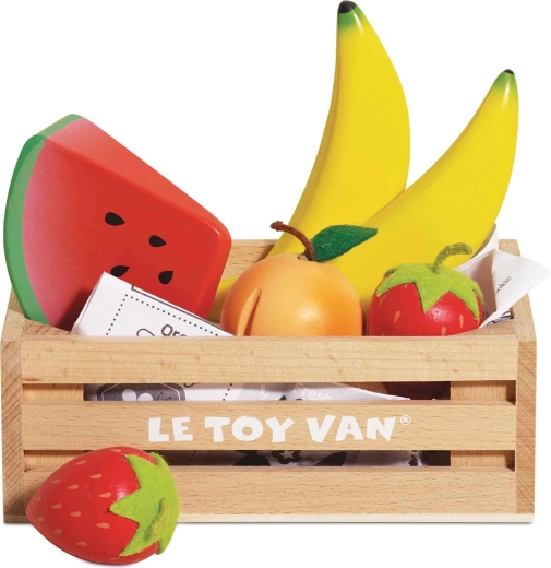 Дървени плодове в щайга Le Toy Van