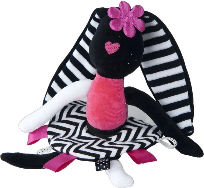 Sensory Plush Bunny for Babies
