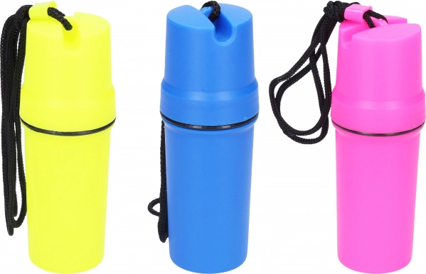 Neck wallet in tube shape 10.8 × 3 cm