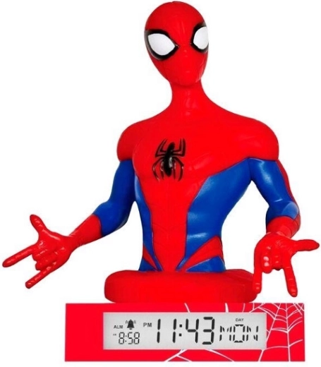 3D лампа с будилник Spider-Man