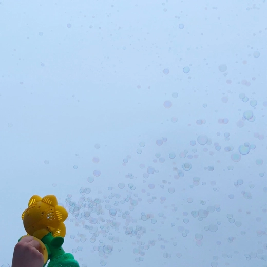 Automatic flood of bubbles