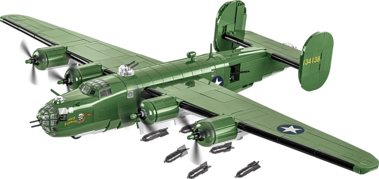 Detailed bomber in 1:48 scale