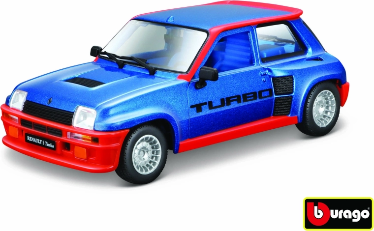 Метален модел на автомобил 1:24 Renault 5 Turbo – син (Bburago)