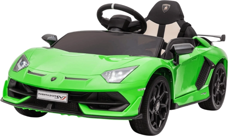 Детска електрическа кола Lamborghini, зелена
