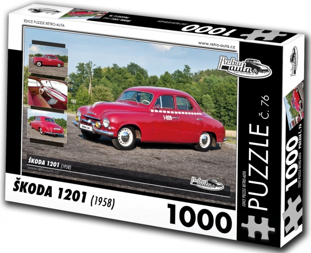 RETRO-AUTA puzzle Škoda 1201 – 1000 pieces