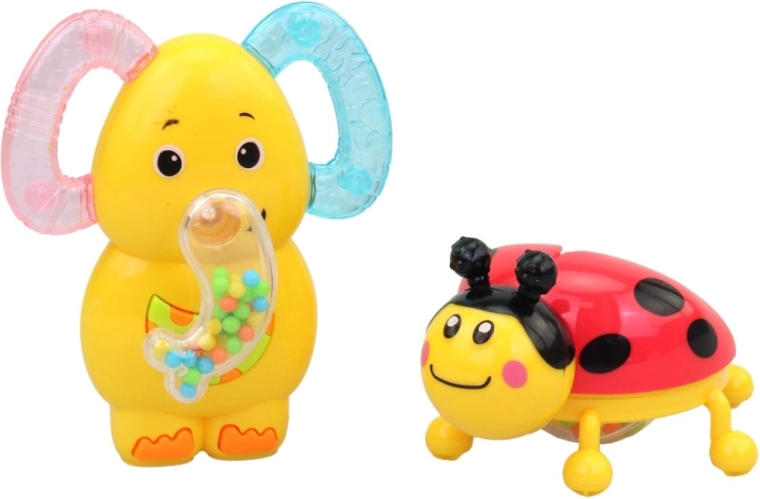 Two animal rattles for first games