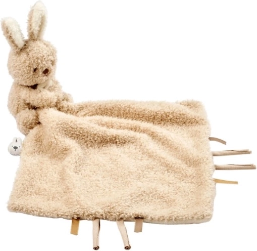 Nattou cuddle blanket plush Teddy bear 27 × 27 cm