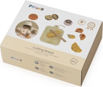 Wooden Bread Cutting Set for Kids