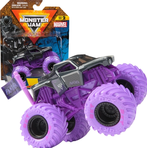 Spin Master Monster Jam монстър камион Marvel Black Panther 1:64